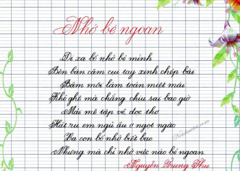 luyện viết chữ đẹp lớp 2