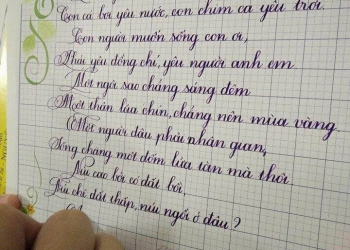 tập viết chữ