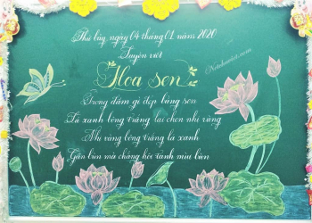 trang trí bảng đẹp